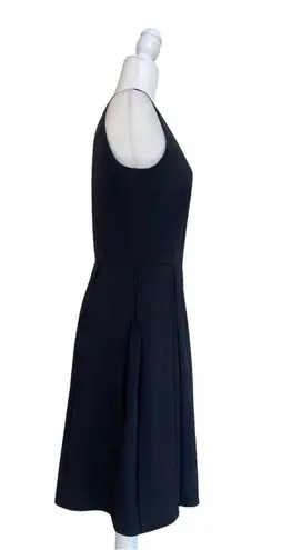 Calvin Klein  Black Sleeveless Fit and Flare Knee Length Dress Women Size 8