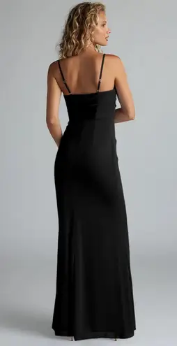 Azazie Black Teyana Dress