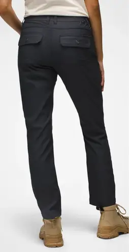 prAna Halle Straight Pants Black Straight Fit Nylon Elastane Women NO SIZE TAG