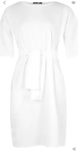 Boohoo White Dress