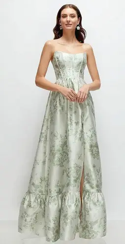 Dessy Floral Strapless Cat