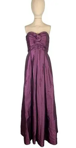 Priscilla of Boston Strapless Formal Evening Maxi Dress Size 8