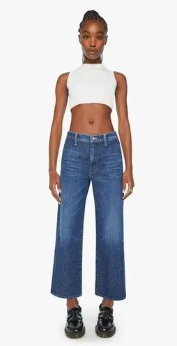 MOTHER Dodger Prep Ankle Jeans in Yee Haw 25 Blue