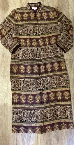 Maggy London  Vintage Button Down Dress Size 16 Boho - Image 1