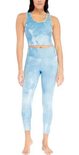 NWT! Live Electric Tye Dye Fitness Yoga Athletic Leggings Blue