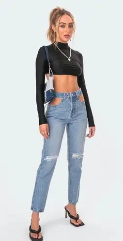 Edikted Polly Pocketless Mom Jeans