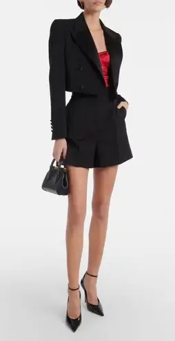 Amina Muaddi Anok 105 Patent Pumps in Black 41 With Box Womens High Heels