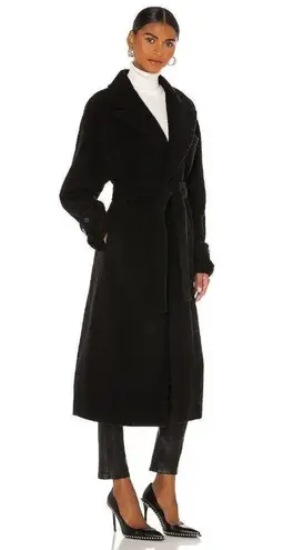MSGM Wool Trench Coat in Black 42 Medium New long Jacket Size undefined