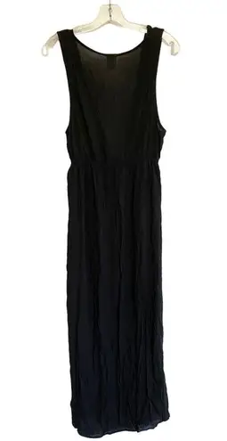 Kona Sol Sheer Tank Duster Coverup S/M Black