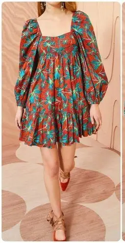 Ulla Johnson Alita Dress in Red Tropical