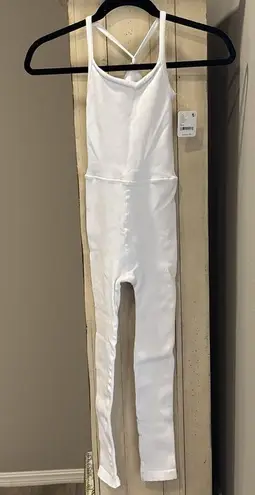 Free People Movement Happiness Runs Square Neck Onepiece White Size undefined