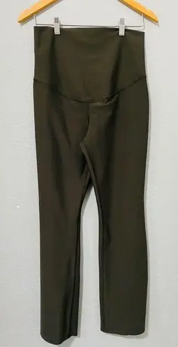 Old Navy  Active Maternity Powersoft Extra High Dark Green Pants Size M Pregnancy - Image 1