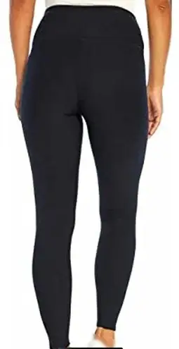 Orvis Cozy Legging High Rise Wide Waistband Soft Fleece Black XS NWT