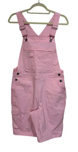 Duluth Trading Co Heirloom Gardening Bib Short Overalls Pink