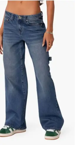 Edikted Editked Wide Leg Carpenter Jeans Size XS