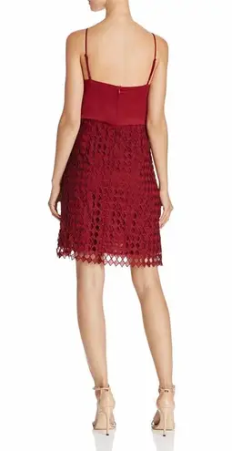 Lucy Paris NWOT Ruffle Red Lace Dress
