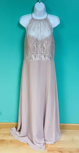 Hayley Paige Occasions Dusty Rose Bridesmaid Dress