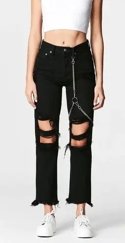 LF Carmar Black Emilia Ripped Jeans