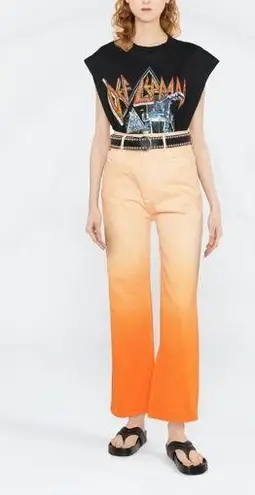 Sandro NWT Rodrigue Ombré Crop Nonstretch Jeans