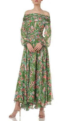 Amur Raven Silk Floral Off