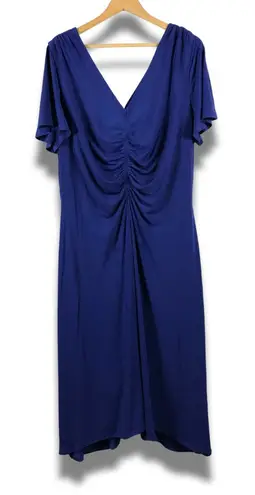 Maggy London Plus Size 14W Dress Flutter Sleeve