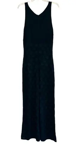 Rebecca Taylor NEW Doily Sleeveless Wool Jumpsuit size M Black