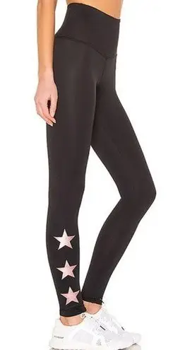 Strut this x Revolve Star Print Black High Rise Ankle Leggings