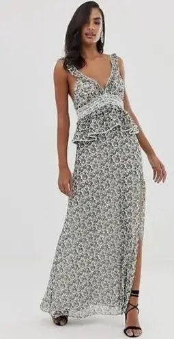 The Jetset Diaries TJD Dazed and Confused Ruffle Maxi Dress