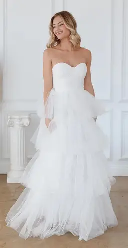 Untamed Petals Tulle Bridal Ballgown