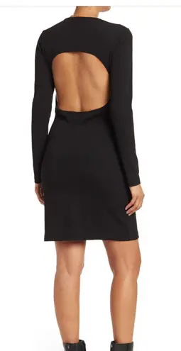Walter Baker Long Sleeve Crewneck Knit Dress