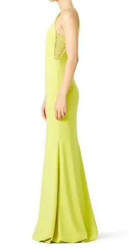Badgley Mischka Key Lime Gash Gown Size 8 US $660
