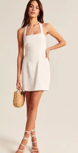 Abercrombie & Fitch Halter Linen Dress
