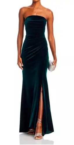 AQUA Formal Dress HUNTER GREEN thumbnail 1
