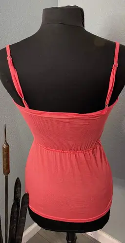 Rubbish Women's Red and White Striped Size XSmall Tank Top