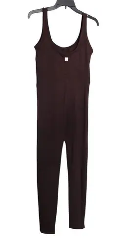Vuori Women’s Halo Essential Dreamknit Jumpsuit Mahogany Heather Size Small New