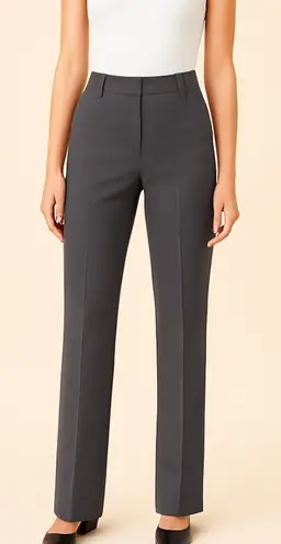 Loft Elegant Charcoal Women's Straight Leg Pants Size 4