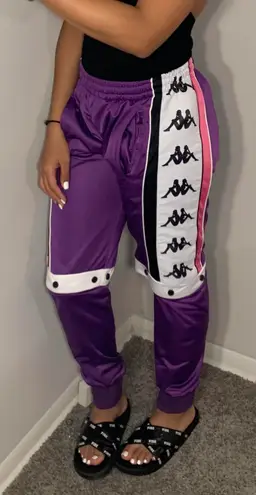 Kappa Track Pants Purple Size M 41 54 Off Retail From Ariana