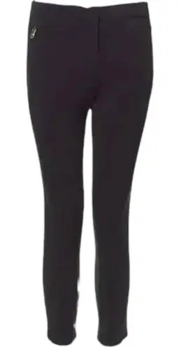 Roberto Cavalli Black Mid-Rise Skinny Leg Pants, M/IT42