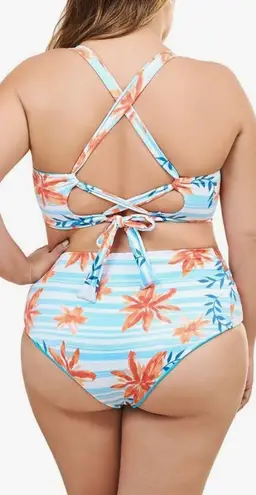 Rebell Soy Real Floral Bikini Multi Size 2X