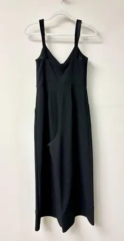 Cinq à Sept 5a7 Sleeveless V-Neck Wide Leg Ankle Jumpsuit Black Womens Size US 4