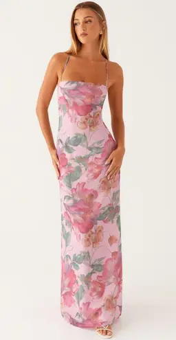 Peppermayo Peggy Maxi Dress - Pink Floral