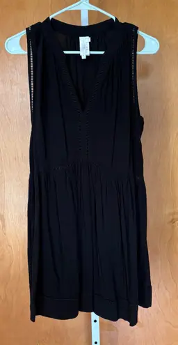 Seafolly Australia Black Sleeveless V-Neck Mini Dress - Size M
