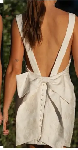 Yellow The Label Caelynn Dress White Size M