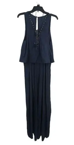 The Jetset Diaries The Jet Set Diaries Souks Jumpsuit Ink Blue Size Small