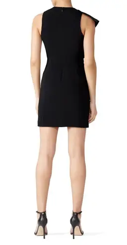 Cinq à Sept Cinq a Sept Kimberlin ruffled black cocktail mini dress size 6 small