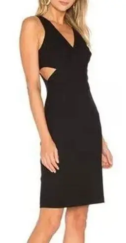 Elizabeth and James Aldridge Cutout Bodycon Sheath Dress Black Women's Size 2