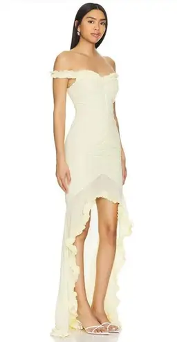 Majorelle Chandra Gown in Butter Yellow Size XS