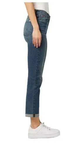 Hudson Jeans  Blair High Rise Straight Leg Blue Crop Sustainable Denim 29-30 EUC