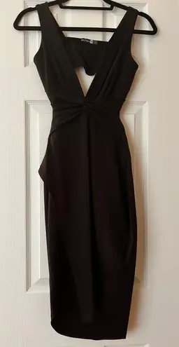 Boohoo Bodycon Black Dress