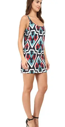 DSquared2 size 0 "Azulejos" Portugese tile work scoop neck club party mini dress